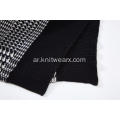 جاكار نسائي محبوك بياقة مدورة Swallow Gird Poncho Cape